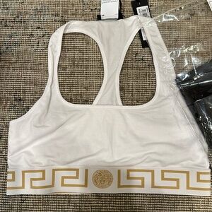 Versace new in bag sports bra. Never worn. Tags on. Size 3.